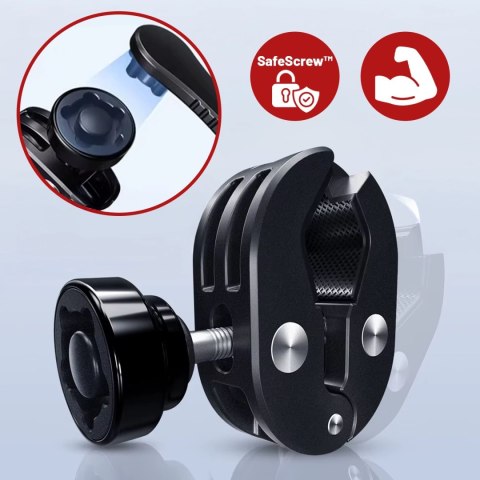 Uchwyt Motocyklowy / Rowerowy na Bidon, Butelkę lub Kubek z Blokadą Antykradzieżową, Regulowany 50-90 mm, Na Hulajnogę, Kierowni