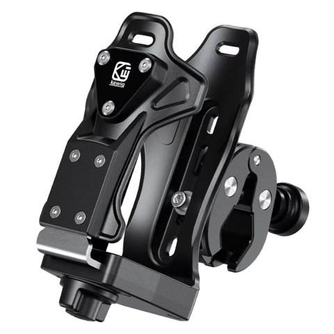 Uchwyt Motocyklowy / Rowerowy na Bidon, Butelkę lub Kubek z Blokadą Antykradzieżową, Regulowany 50-90 mm, Na Hulajnogę, Kierowni