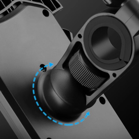 Uchwyt rowerowy Rockbros na kierownicę 4,7-6,8″ - czarny