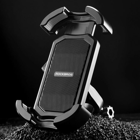 Uchwyt rowerowy Rockbros na kierownicę 4,7-6,8″ - czarny