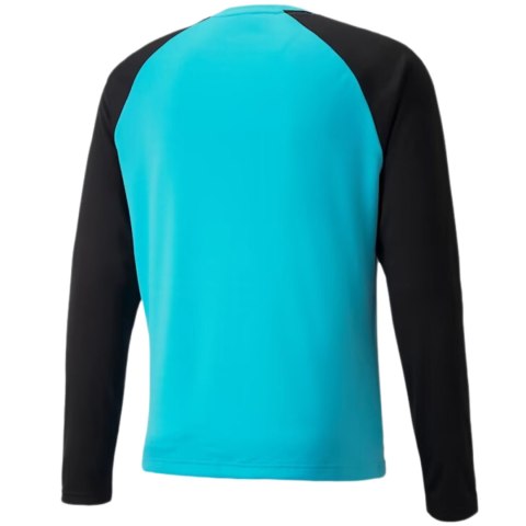 Bluza bramkarska męska Puma teamPACER GK LS niebiesko-czarna 704933 40