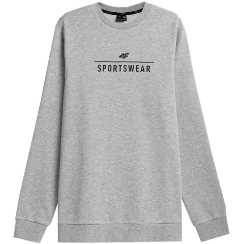 Bluza męska 4F M692 chłodny jasny szary melanż 4FAW23TSWSM692 27M Bluza męska 4F M692 chłodny jasny szary melanż 4FAW23TSWSM692 27M