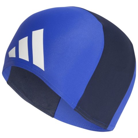 Czepek dla dzieci adidas Fabric Swim Cap niebieski HS0562 Czepek dla dzieci adidas Fabric Swim Cap niebieski HS0562