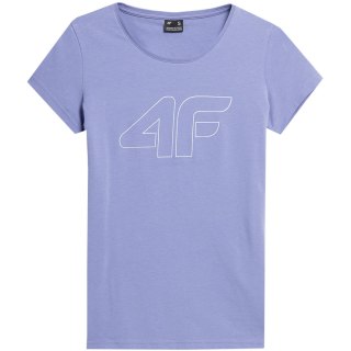 Koszulka damska 4F F0907 denim 4FAW23TTSHF0907 32S