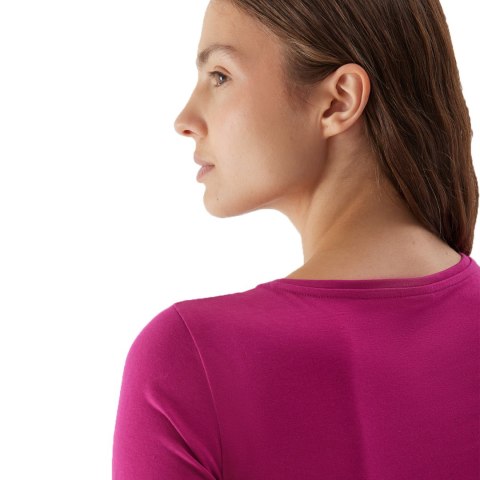 Koszulka damska longsleeve 4F F167 ciemny róż 4FAW23TLONF167 53S Koszulka damska longsleeve 4F F167 ciemny róż 4FAW23TLONF167 53S