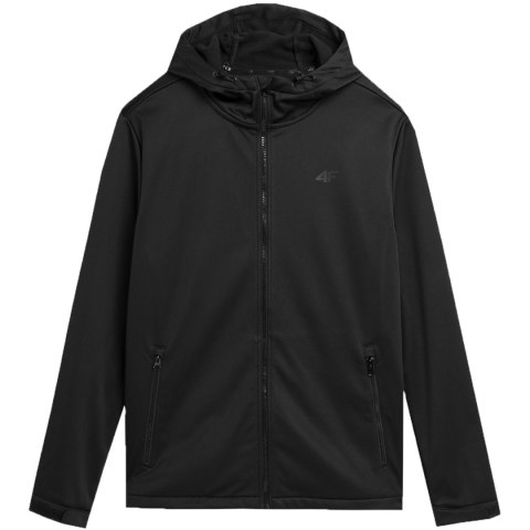 Kurtka softshell męska 4F M156 głęboka czerń 4FAW23TSOFM156 20S Kurtka softshell męska 4F M156 głęboka czerń 4FAW23TSOFM156 20S