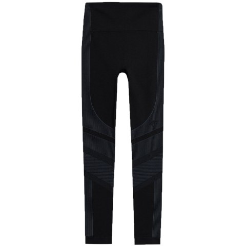 Legginsy termoaktywne damskie 4F F116 głęboka czerń 4FAW23USEAF116 20S Legginsy termoaktywne damskie 4F F116 głęboka czerń 4FAW23USEAF116 20S