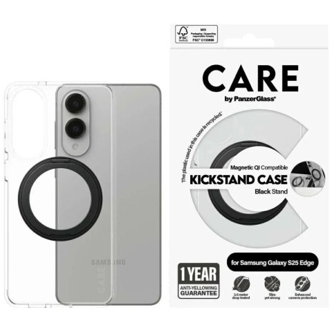 Etui do Samsung Galaxy S25 Edge PanzerGlass Kickstand QI Przezroczy
