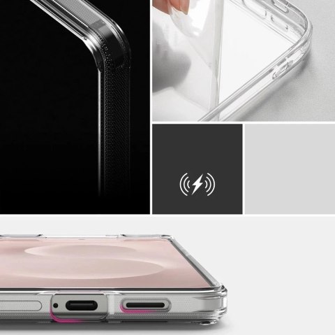 Etui do Samsung Galaxy S25 Edge Ringke Fusion Clear Military Grade