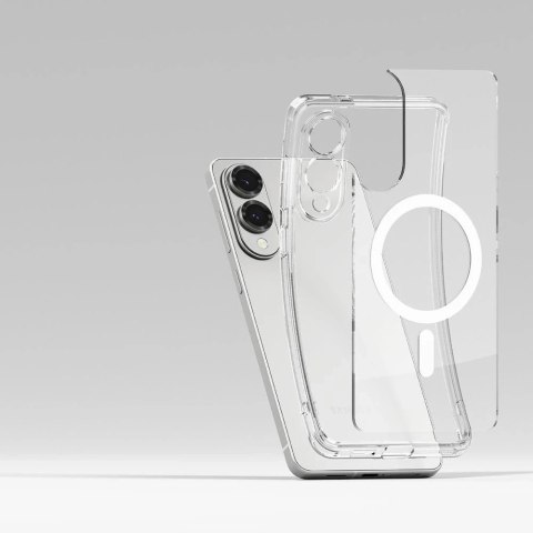 Etui do Samsung Galaxy S25 Edge Ringke Fusion Magnetic MagSafe Clear
