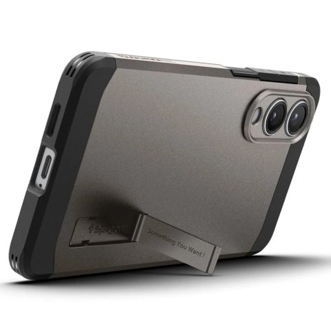 Etui do Samsung Galaxy S25 Edge Spigen Tough Armor Mag Szaro-Czarne