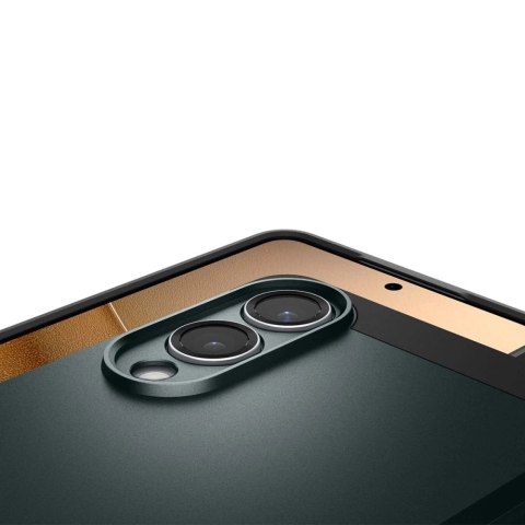 Etui do Samsung Galaxy S25 Edge Spigen Tough Armor Mag Zielono-Czarne