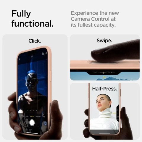 Etui do iPhone 16 Pro Spigen Ultra Hybrid "T" Mag MagSafe Różowe