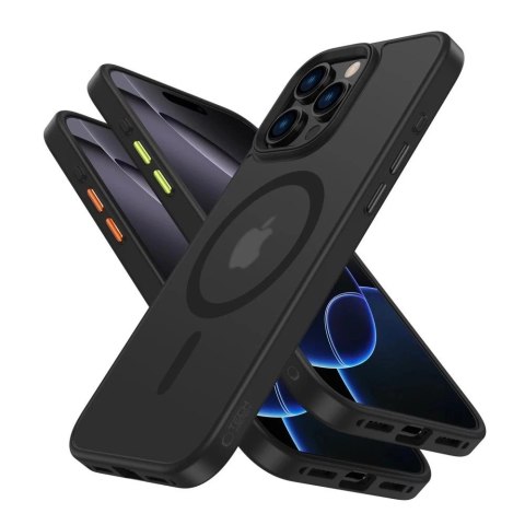 Etui do iPhone 16 Pro Tech-Protect MagMat MagSafe 3-Set Czarny Mat