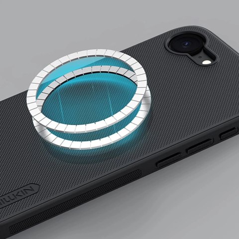 Etui do iPhone 16e Nillkin Frosted Shield Pro MagSafe Czarne
