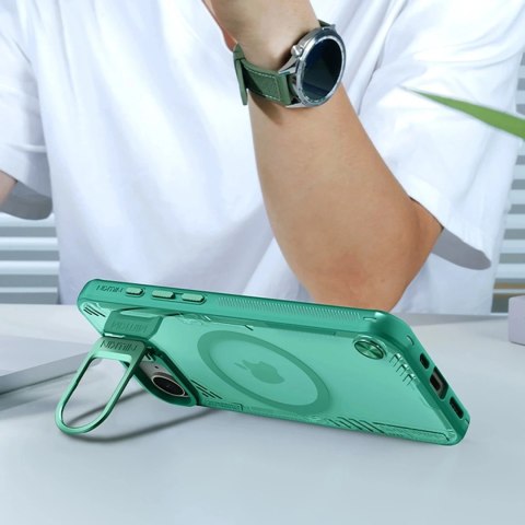 Etui do iPhone 16e Nillkin Iceblade MagSafe Podstawka Zielone