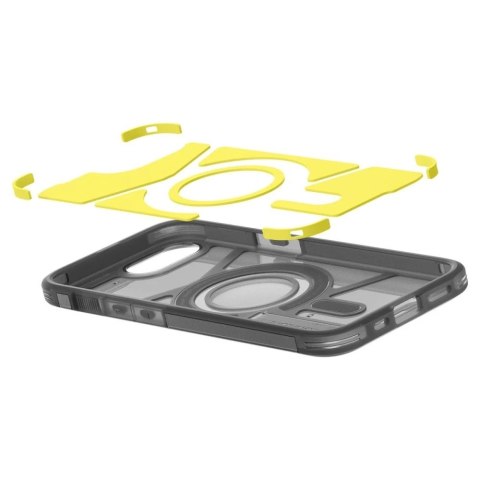 Etui do iPhone 16e Spigen Tough Armor Mag MagSafe Frost Black