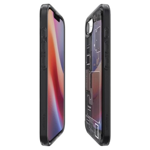 Etui do iPhone 16e Spigen Ultra Hybrid Mag MagSafe Zero One Black