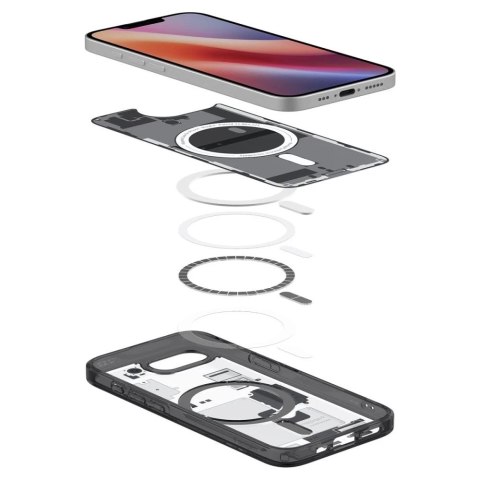 Etui do iPhone 16e Spigen Ultra Hybrid Mag MagSafe Zero One Black