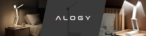 Lampa biurkowa LED 3600 mAh - regulacja natężenia i barwy światła, składana konstrukcja, zasilanie USB-C - Alogy LumiCharge Pro™