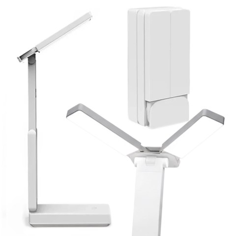 Lampa biurkowa LED 3600 mAh - regulacja natężenia i barwy światła, składana konstrukcja, zasilanie USB-C - Alogy LumiCharge Pro™