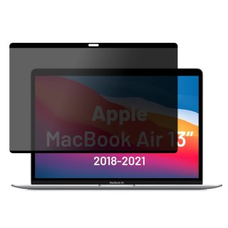 Magnetyczna folia prywatyzująca do MacBook Air 13" 2018-2021 - ochrona prywatności, łatwy montaż, pokrowiec do przechowywania, r