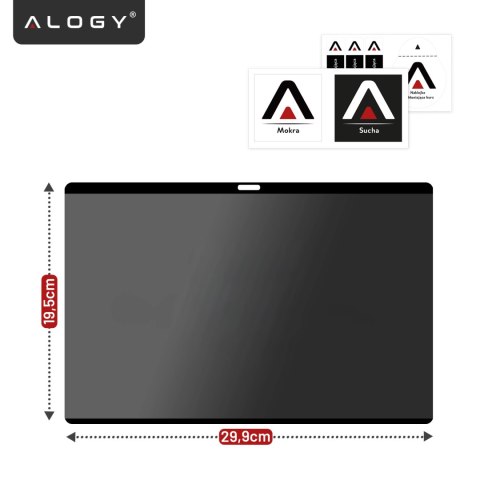 Magnetyczna folia prywatyzująca do MacBook Air 13" 2018-2021 - ochrona prywatności, łatwy montaż, pokrowiec do przechowywania, r