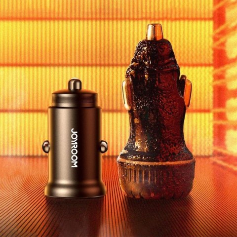 Mini ładowarka samochodowa Joyroom JR-CCN05 30 W USB-A & USB-C - czarna