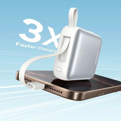 Powerbank Joyroom JR-PBF27 10000 mAh 22.5 W USB-C & Lightning - biały