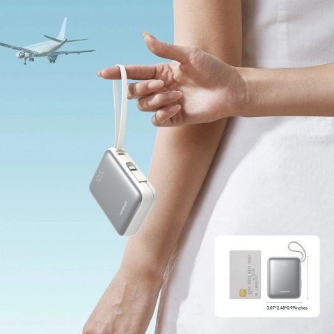 Powerbank Joyroom JR-PBF27 10000 mAh 22.5 W USB-C & Lightning - biały