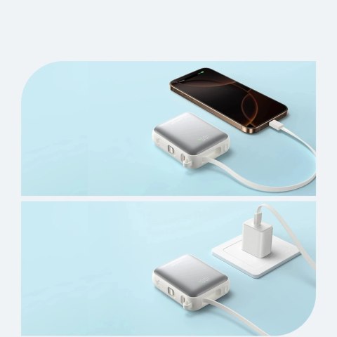 Powerbank Joyroom JR-PBF27 10000 mAh 22.5 W USB-C & Lightning - biały