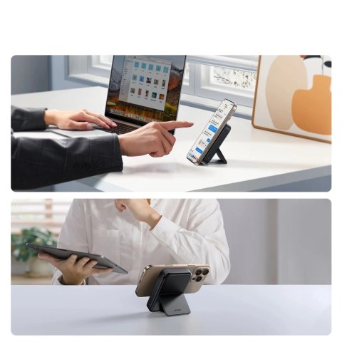 Powerbank Joyroom JR-PBM11 10000 mAh 22.5 W Qi2 MagSafe ze stojakiem - czarny