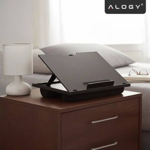 Składana Podstawka na Laptopa do 16 cali z Regulacją Kąta Nachylenia, Miękkimi Poduszkami i Antypoślizgową Powierzchnią, do Prac