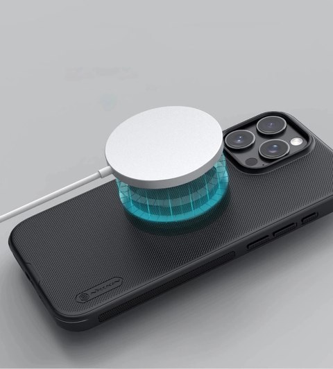 Etui Nillkin Frosted Shield Pro Magnetic Case na iPhone 16 Pro - czarne