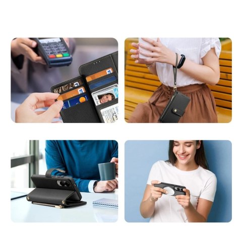 Etui Ochronne do Samsung Galaxy S25 Edge Dux Ducis Lawa MagSafe Black