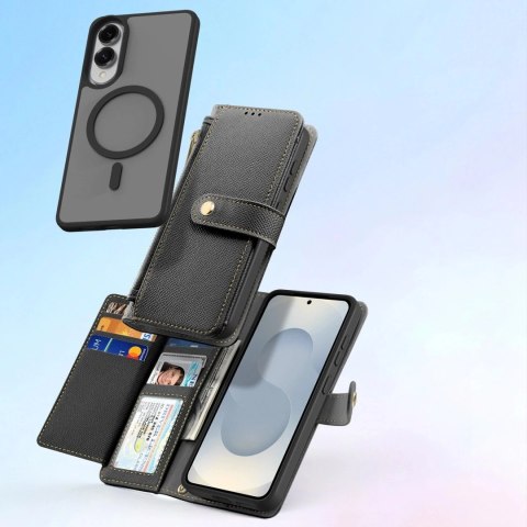 Etui Ochronne do Samsung Galaxy S25 Edge Dux Ducis Lawa MagSafe Black