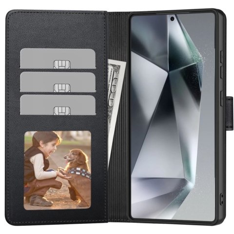 Etui Ochronne do Samsung Galaxy S25 Edge Tech-Protect Wallet Czarny