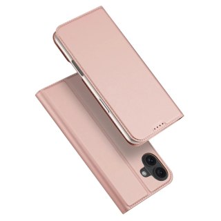 Etui Ochronne do iPhone 16 Dux Ducis Skin Pro Różowe z Klapką