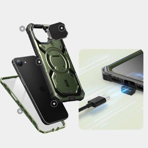 Etui Supcase ArmorBox Mag MagSafe iPhone 16e Guldan