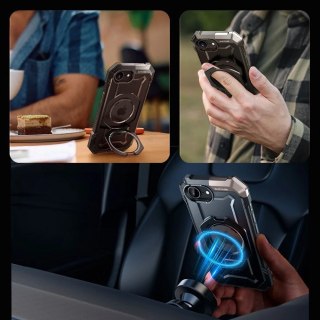 Etui Supcase UB Grip MagSafe iPhone 16e Black Ochronne Mocne