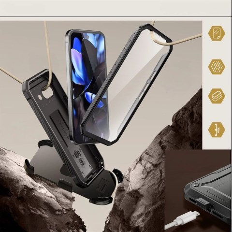 Etui Supcase Unicorn Beetle Pro Google Pixel 9a Black