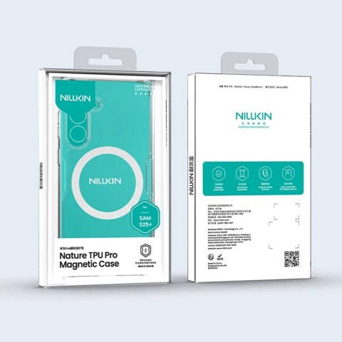 Etui do Samsung Galaxy S25 Nillkin Nature TPU MagSafe Białe