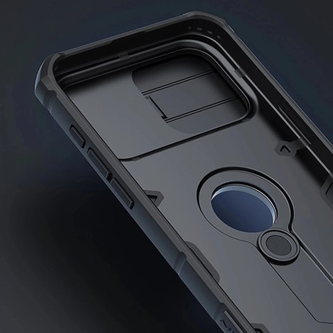 Etui do iPhone 15 Pro Max Nillkin CamShield Armor Czarny Pancerne