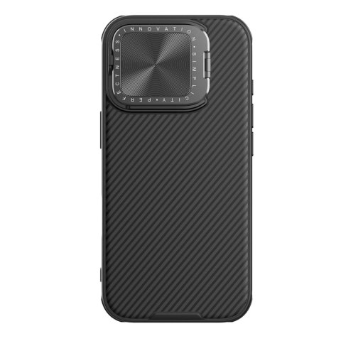 Etui do iPhone 16 Pro Max Nillkin CamShield Prop z podstawką Czarne