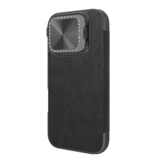 Etui do iPhone 16 Pro Max Nillkin Qin Prop Leather Czarny
