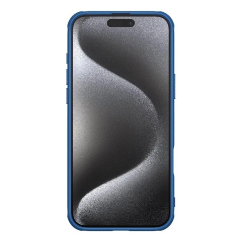 Etui do iPhone 16 Pro Nillkin Magnetic Frosted Shield Niebieskie