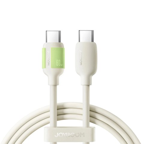 Kabel Joyroom S-A53 30W USB-C - Lightning 1,2m Beżowy Fluorescencyjny