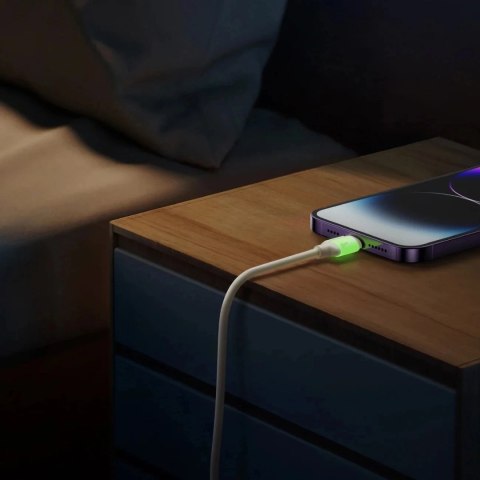 Kabel Joyroom S-A53 3A USB-A - Lightning 1,2m Beżowy Fluorescencyjny