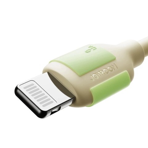 Kabel Joyroom S-A53 3A USB-A - Lightning 1,2m Beżowy Fluorescencyjny
