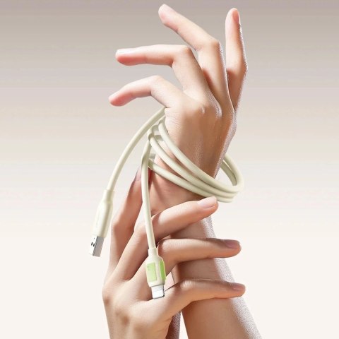 Kabel Joyroom S-A53 3A USB-A - Lightning 2m Beżowy Fluorescencyjny